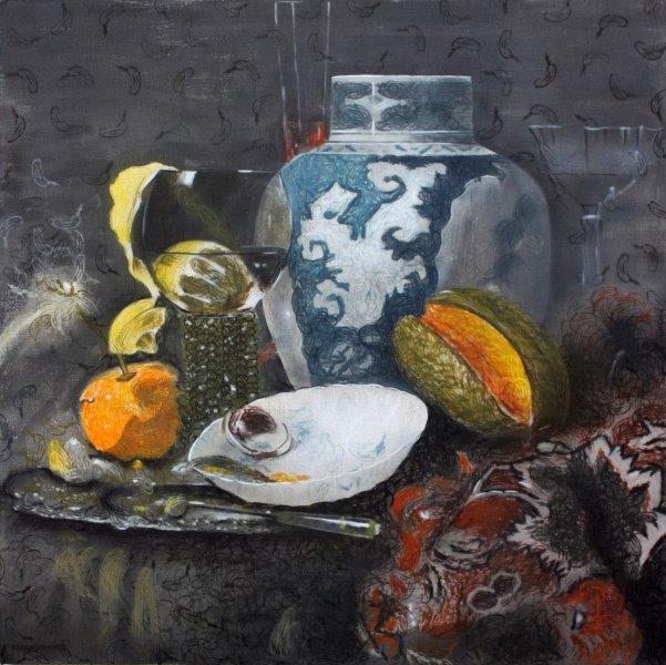 Thomas Baumgaertel Stillleben. Hommage an Willem Kalf 