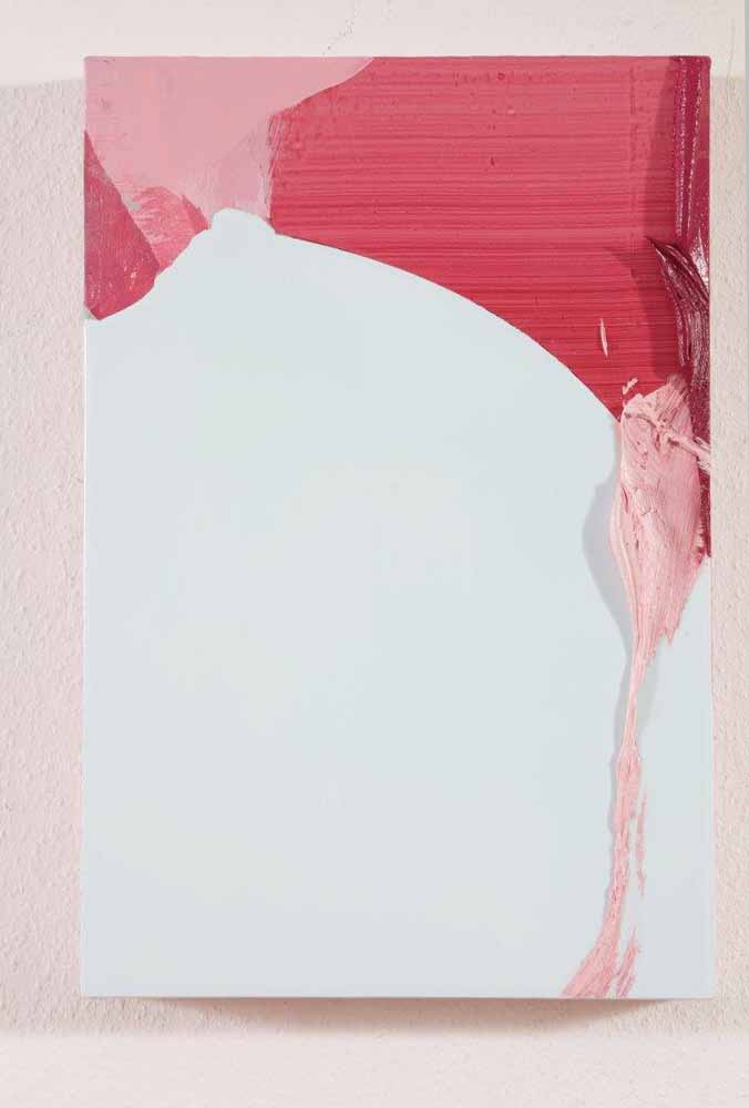 Fragment Pink 3 -  Acryl, Acryllack, Öl auf Kunststoff - 2021 - 30 x 20 cm  