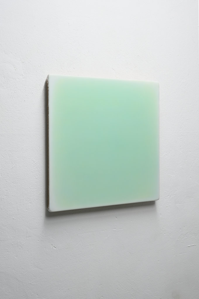 # 2591 - Kunstharz und Pigment auf Multiplex (matt) - 2020 - 82,5 x 75 x 8 cm 